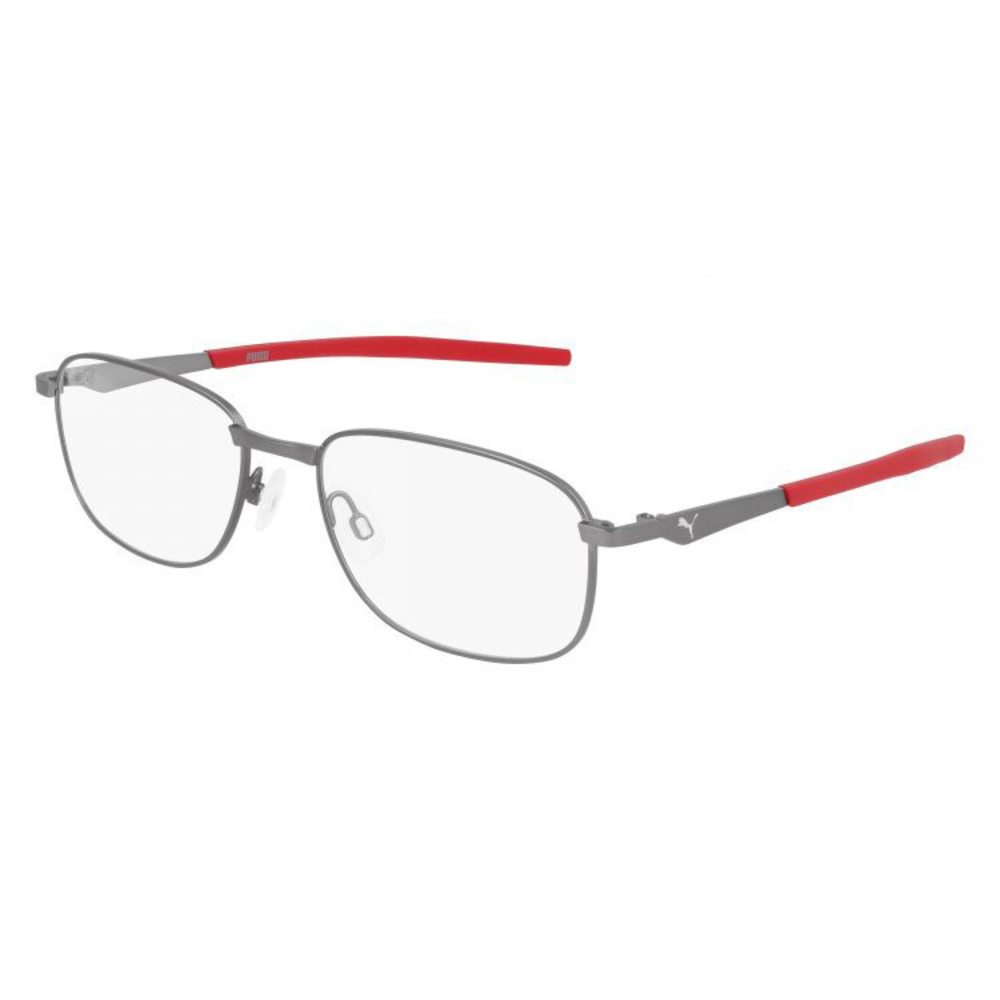 NWT PUMA PU0259o 003 Ruthenium Ruthenium Eyeglasses